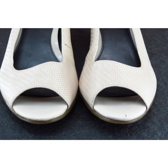 Alfani Size 6 M Brown Open Toe wedge Synthetic Women Cammie - Picture 2 of 8